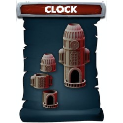 Dice tower - Clock
