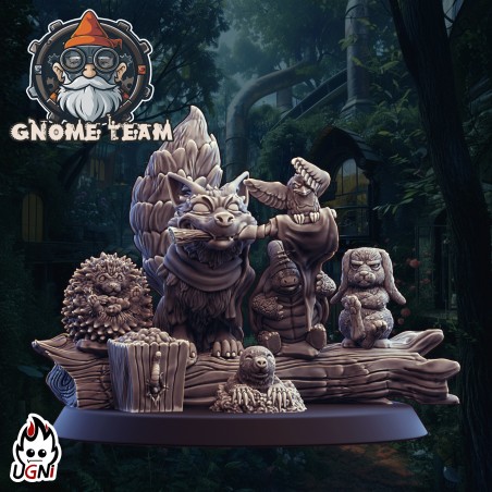 Fan animals - Gnome Team